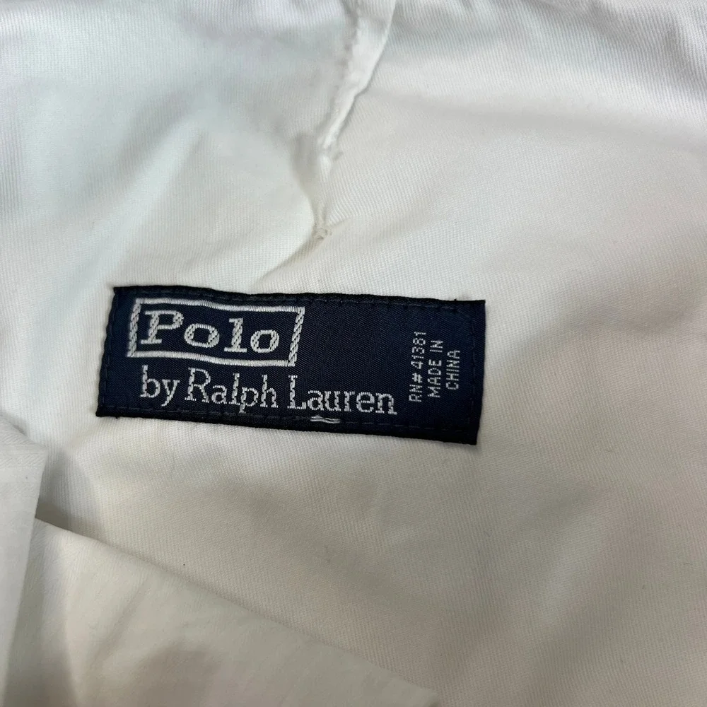 Vintage Polo Ralph Lauren Shorts Mens XL/40 White‎ Chino Preppy Cruise Resort